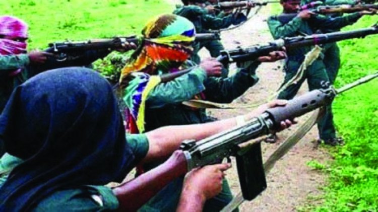 5 लाख का इनामी नक्सली ढेर