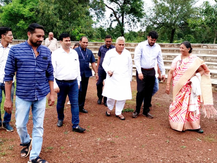 शहर के बीच 250 एकड़ का नगर वन लोकार्पण के लिए तैयार:वोरा