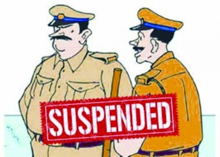 कारोबारी की शिकायत पर हुल्लड़बाज पुलिसवाला सस्पेंड