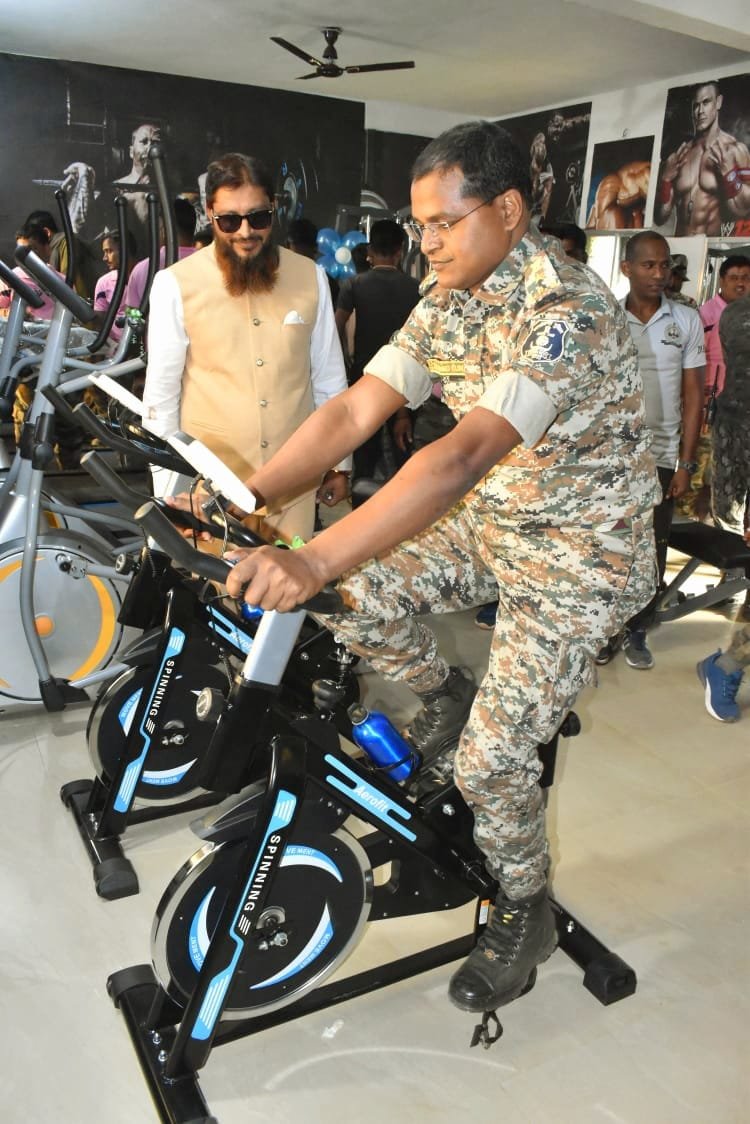 फ़िटनेस को लेकर जवानों की चिंता हुई दूर, अबूझमाड़ की सुरक्षा में तैनात जवानों के लिए पुलिस ने खोली जिम