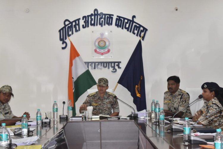 मजबूत पुलिसिंग  तथा नक्सल विरोधी अभियान में गति लाने दिया गया निर्देश