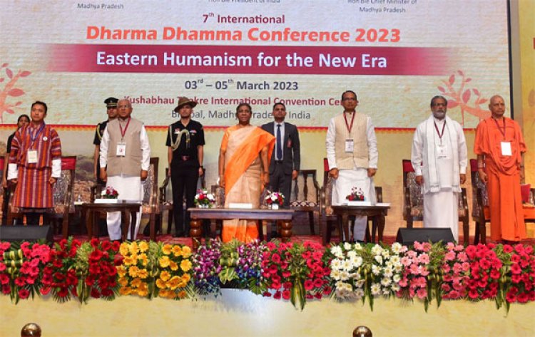 धर्म की नींव के पत्थर पर टिकी हुई है पूरी मानवता : द्रौपदी मुर्मु