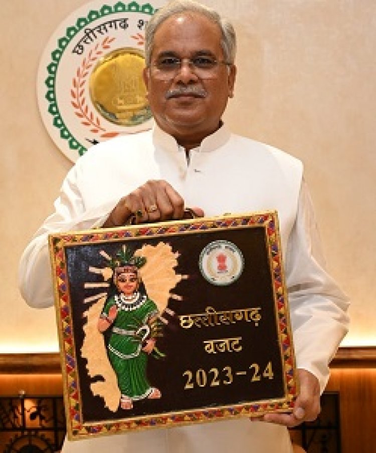 सीएम बघेल आम बजट पेश करने विधानसभा पहुंचे