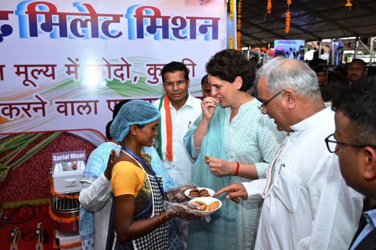 बस्तर के लोग अच्छे, उनमें हुनर भी बेहतरीन : प्रियंका गांधी