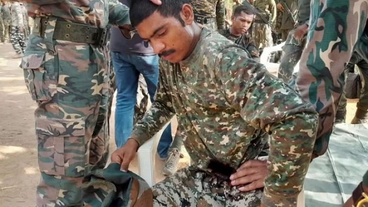 आईईडी ब्लास्ट से दो जवान घायल