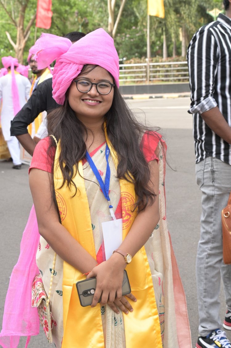 कुशाभाऊ ठाकरे पत्रकारिता एवं जनसंचार विश्वविद्यालय की अतिथि विद्वान लीनिमा का जीजीयू में पीएचडी के लिए चयन
