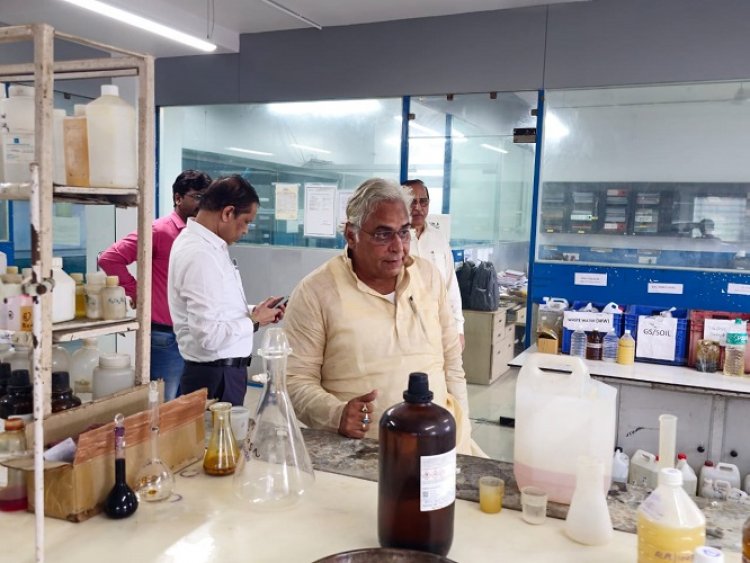 विधायक अरुण वोरा ने किया नागपुर फूड टेस्टिंग लैब का निरक्षण