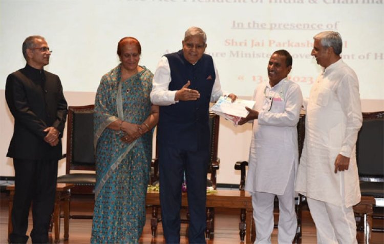 जब किसान हंसता है तो पूरा देश हंसता है‌ और सभी वर्गों में खुशहाली आती है : धनखड़