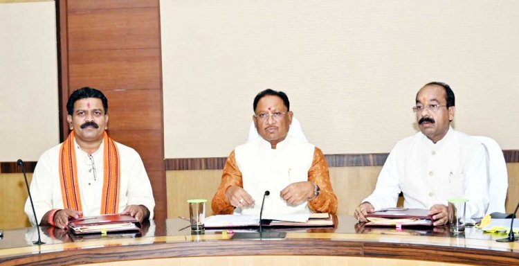 साय कैबिनेट की पहली बैठक शुरू