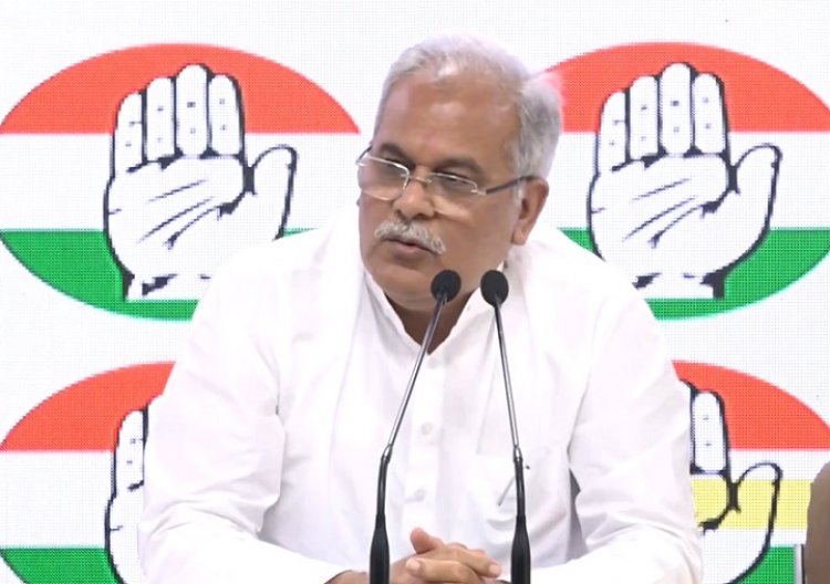एआईसीसी की बैठक में शामिल होने दिल्ली रवाना हुए भूपेश