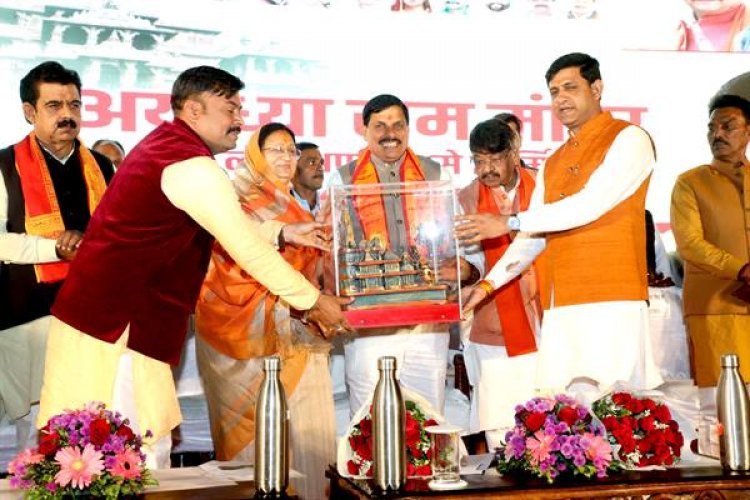 राममय हुई इंदौर नगरी, जय श्री राम के नारों से गूंज उठा शहर