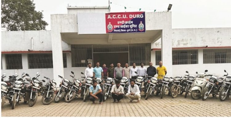 वाहन चोर गिरोह चढ़ा पुलिस के हत्थे