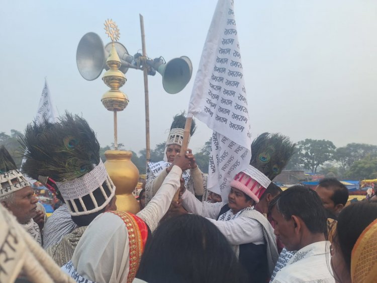 छोटे लेंधरा के लोहराभांठा में हुआ रामनामी भजन मेला का शुभारंभ