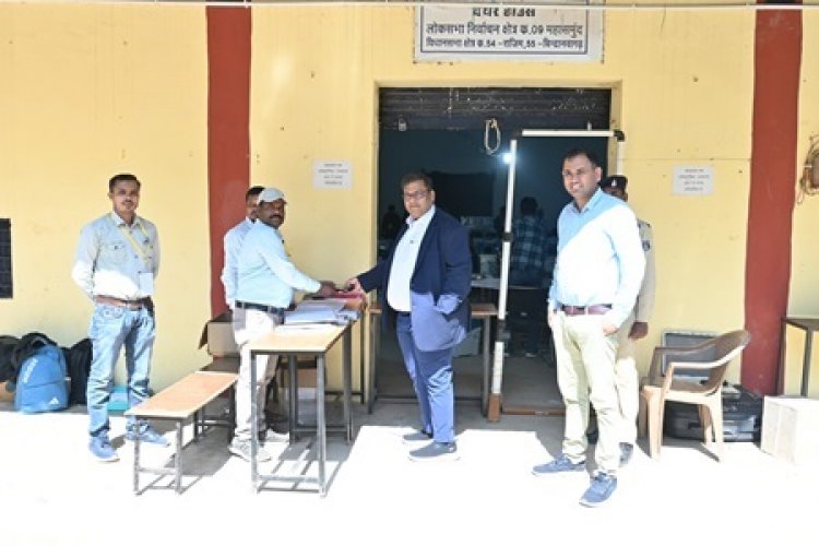 ईवीएम और वीवीपीएटी मशीनों का फर्स्ट लेवल चेकिंग प्रारंभ