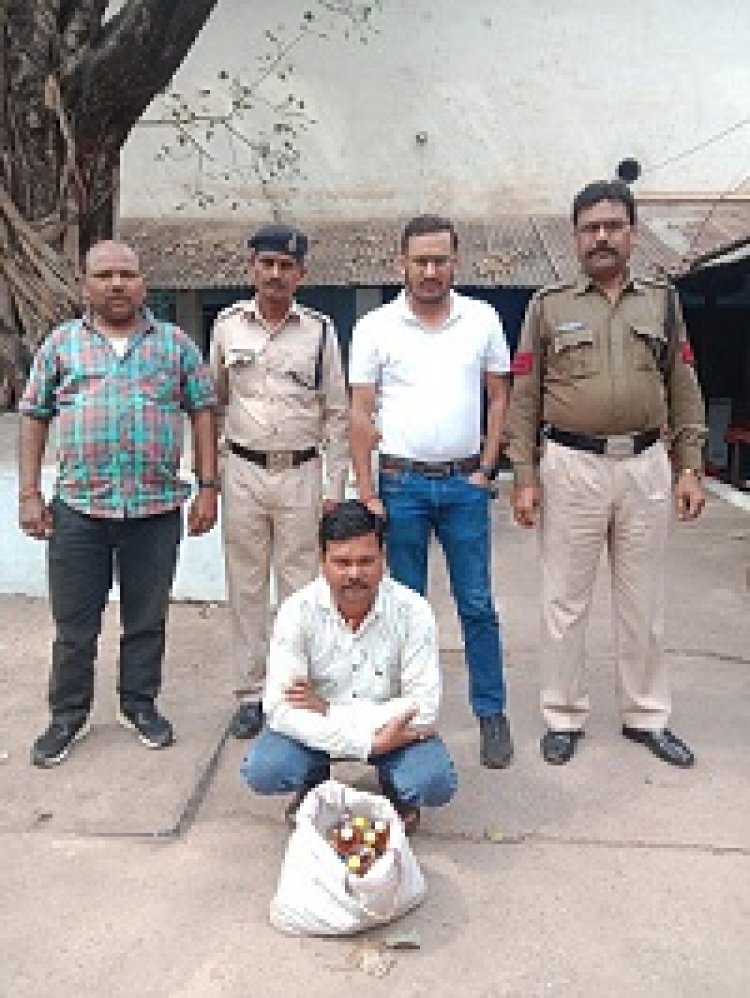 अवैध शराब विक्रय पर कार्यवाही जारी