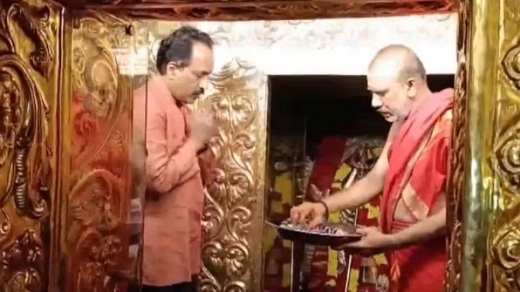 श्री चेंगलाम्मा मंदिर पहुंचे ISRO प्रमुख, इनसैट-3डीएस की सफल लॉन्चिंग के लिए पूजा-अर्चना की