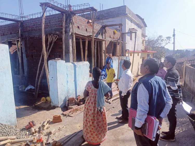 छत्तीसगढ़ में तेजी से चल रहा पीएम आवास का निर्माण