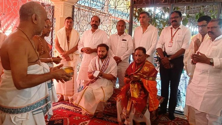 सीएम साय ने भद्राचलम में सीतारामचंद्र स्वामी मंदिर में की पूजा-अर्चना