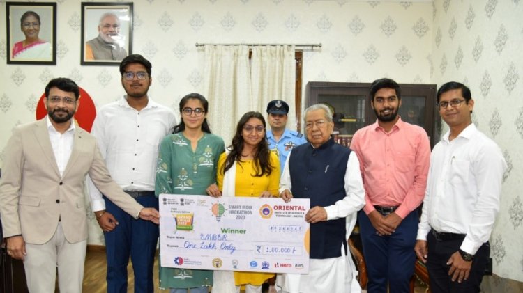 राज्यपाल ने विद्यार्थियों का उत्साह वर्धन किया