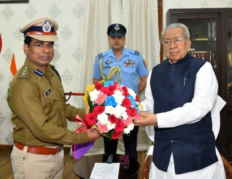 राज्यपाल से मिले एसएसपी