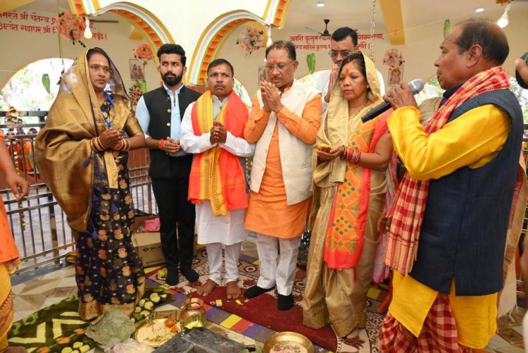 मुख्यमंत्री ने गिरी गोवर्धन पर्वत-तामामुंडा में सांस्कृतिक मंडप का शुभारंभ किया