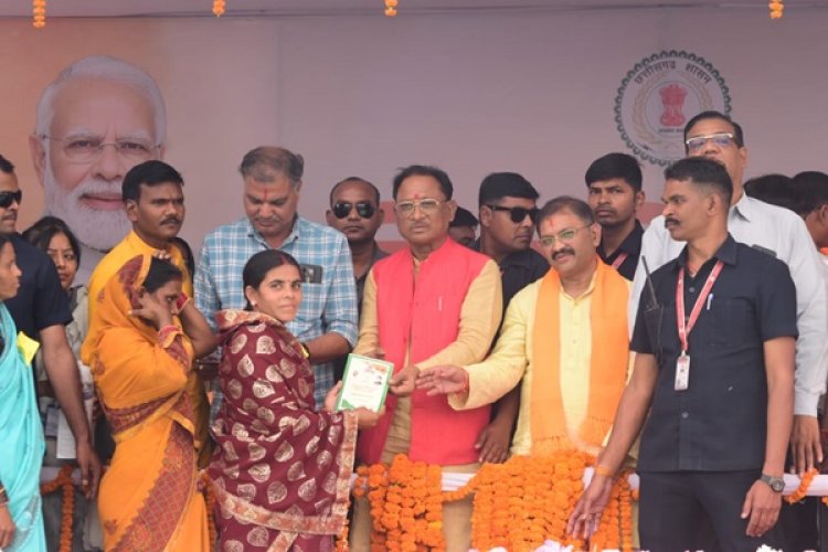 मुख्यमंत्री मोहला में आयोजित विकसित भारत विकसित कार्यक्रम में हुए शामिल