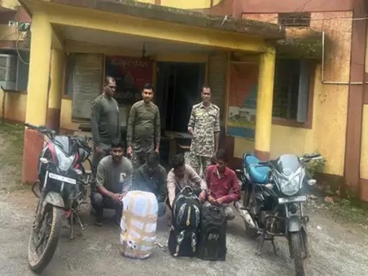 60 किलो गांजा जब्त, 6 आरोपी गिरफ्तार