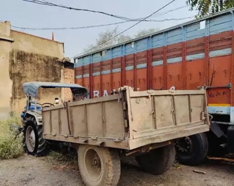 किसान को ट्रैक्टर ने कुचला, मौत