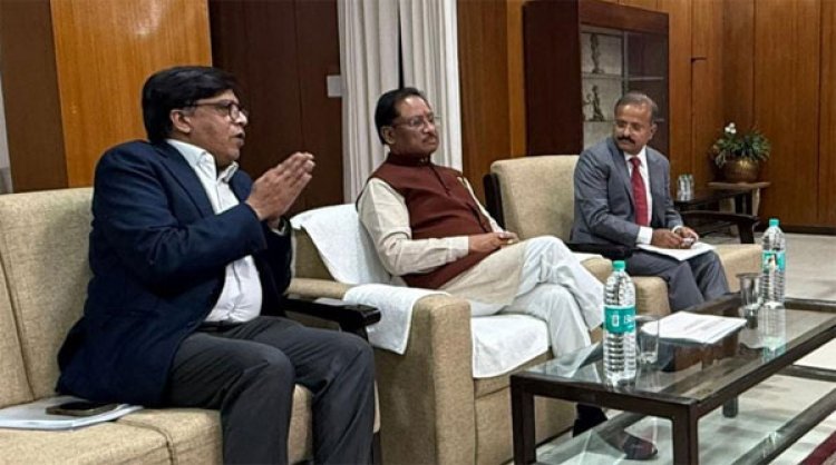 सिंचाई की नवीनतम तकनीक PIN से प्रभावित हुए सीएम साय, अधिकारियों को दिये अध्ययन करने के निर्देश