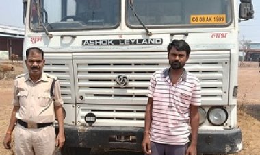 खनिजों के अवैध परिवहन पर की गई कार्रवाई