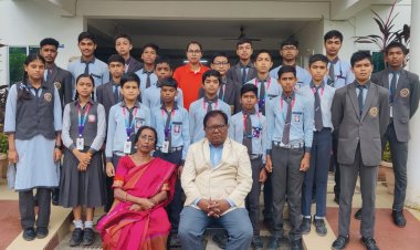 जिला स्तरीय शालेय क्रीड़ा प्रतियोगिताओं के लिए गांधी इंग्लिश मीडियम स्कूल आरंग के 28 विद्यार्थियों का चयन।