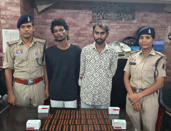 रायपुर में 1.84 लाख की प्रतिबंधित नशीली गोलियां जब्त, दो युवक गिरफ्तार