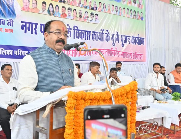 उप मुख्यमंत्री श्री अरुण साव ने 32 करोड़ के कार्यों का किया भूमिपूजन