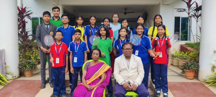 जिला स्तरीय बैडमिंटन प्रतियोगिता के लिए गांधी स्कूल के 16 विद्यार्थी चयनित