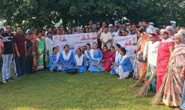 स्वच्छता ही सेवा के तहत संत निरंकारी मंडल ने किया श्रमदान